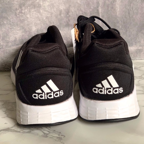 Adidas Duramo 10 K Black White Kids Running Shoe SIZE 3US NWT - Picture 3 of 11